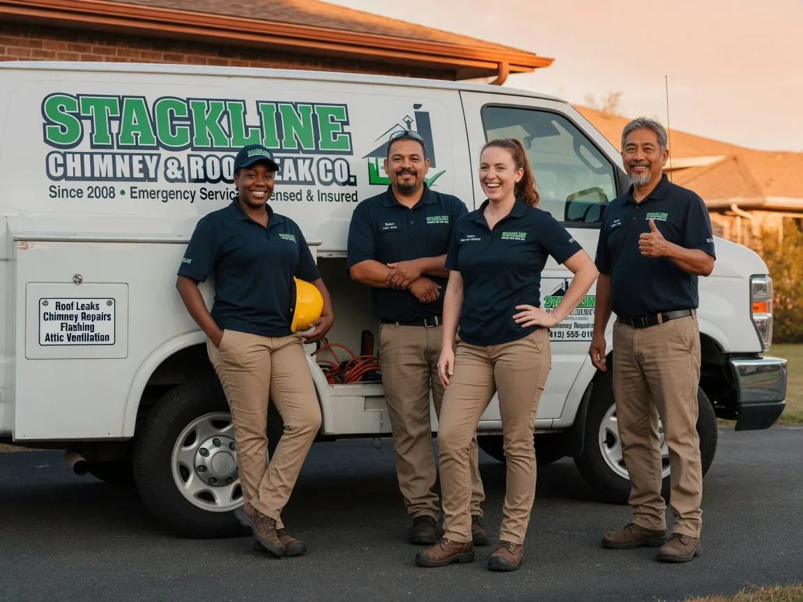 Chimney flashing repair company in Bennett, NC